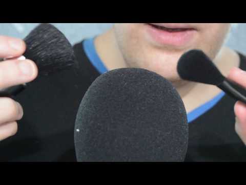 Asmr  Mic Brushing and Trigger Words