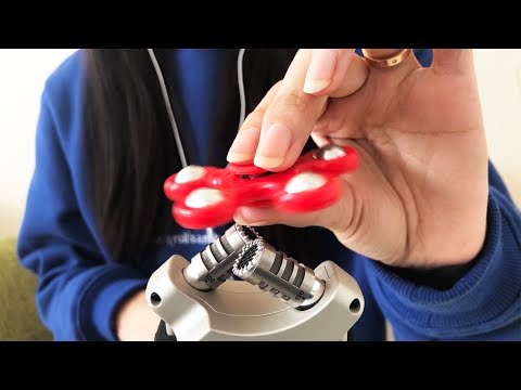 [ASMR] Fidget Spinner Sounds Tapping and Spinning