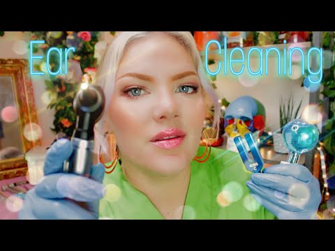 ASMR Ear Cleaning: Otoscope Inspection, Earpicks and Hearing Tests | Personal Attention, Medical RP