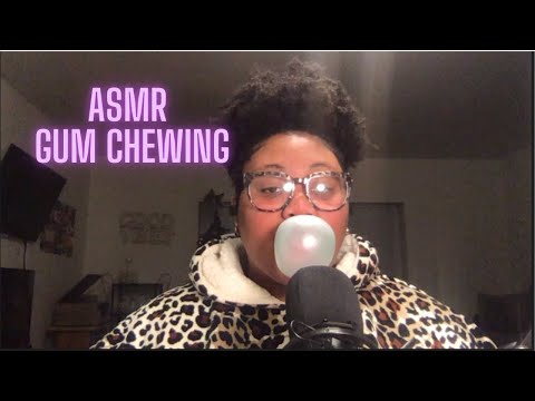 ASMR | Gum Chewing (smacking sounds, mouth sounds)