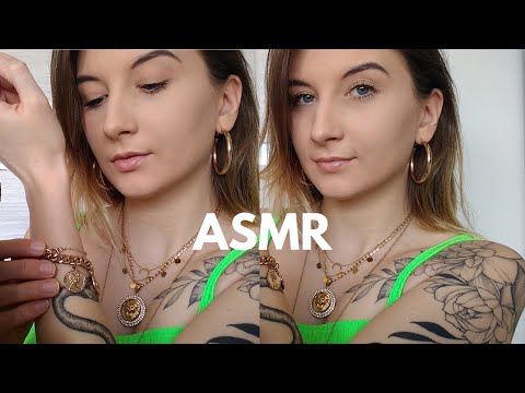 ASMR| JEWELLERY SOUNDS~GOLD JEWELLERY TAPPING (no talking)