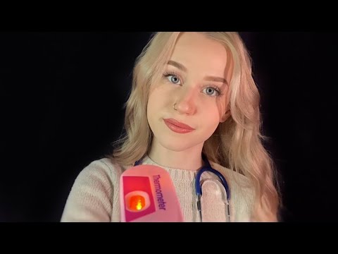 ASMR | Doctor Treats Your Cold (Flashlight, Glove Sounds, Whispered)