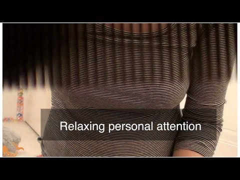 Relaxing personal attention-face combing