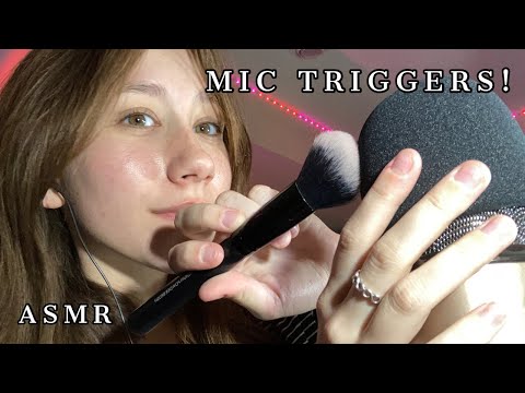 ASMR | fast mic triggers/my least favorite triggers 😬