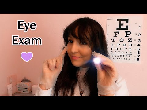 ⭐ASMR Eye Exam with Light (Sub. Español, Soft Spoken, Light Triggers)