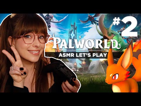 ASMR 🎮 Let's Play Palworld Together ((ep. 2))! 🌎 Whispered Gaming & XBOX Controller Button Clicks