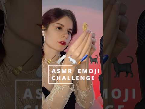 ￼ ASMR emoji challenge ￼🧹🩹🐇🖌️🐈‍⬛ #asmr