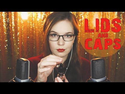 DELICIOUS Lid Sounds 💎 5 Jars and Bottles for Tingles 💎 Whispered Binaural HD ASMR