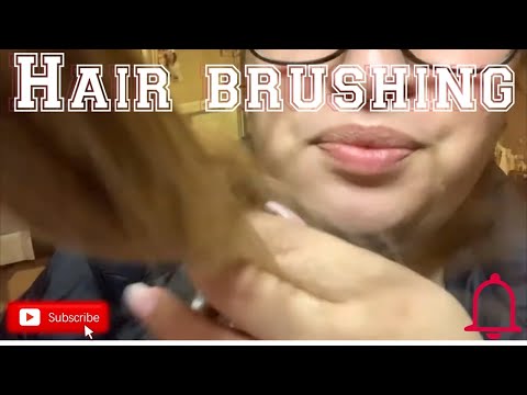 ASMR| Personal Attention: Brushing your hair 💆🏻‍♀️ (fun chewing, some whispering)