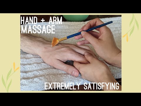 ASMR Lovely Arm + Hand Massage [Finger Pulling, Hydrating, Pressure]