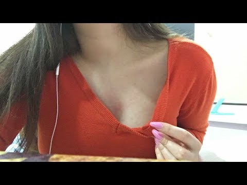 Fast ASMR: Tapping and shirt scratching 💋🎃