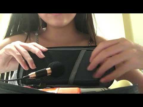 Mini mic asmr 🎤 | back to school: pencil case tour asmr style