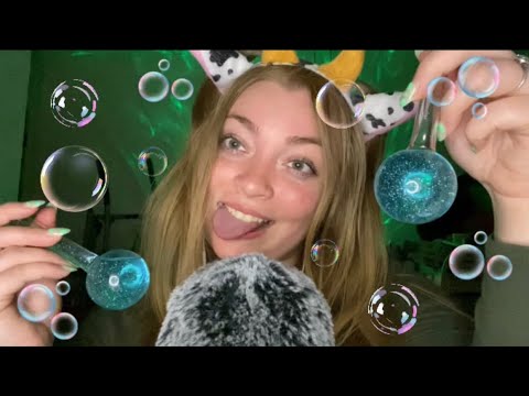 ASMR| 1 hour Water Globes🔮NO TALKING🤐 (water sounds, bubbles, hitting globes together)
