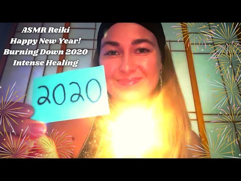 ASMR ~ ASMR Reiki | 🎉HAPPY NEW YEAR!🎉 | Burning Down 2020 | Chakra Balancing | Frankincense Manifest