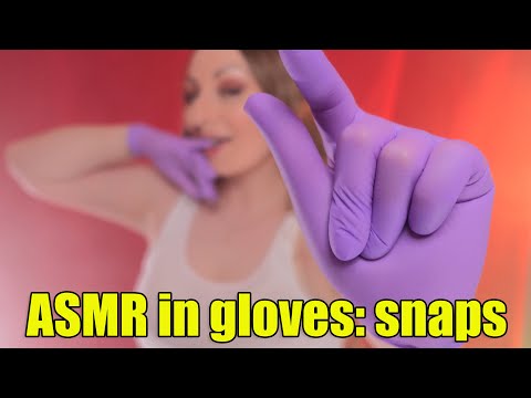 ASMR: nitrile gloves