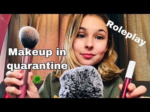 Asmr ~ Sassy Friend Does your makeup While You Are In Quarantine 🦠 😷