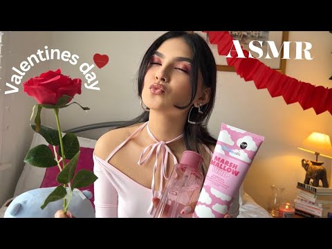 ASMR💗bestie takes care of you on Valentines day 🫶🏻(spa, words of affirmation, personal attention)
