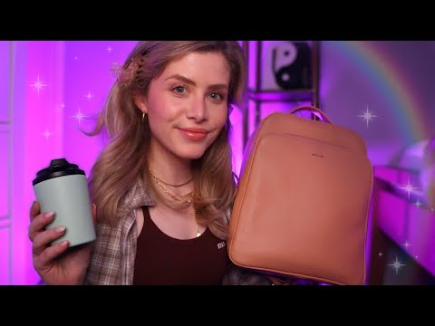 ASMR | WHAT'S IN MY BAG 🎒 College Edition 📝
