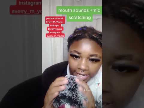Mouth Sounds + Microphone Scratching ASMR #asmr #scratching #mouthsounds