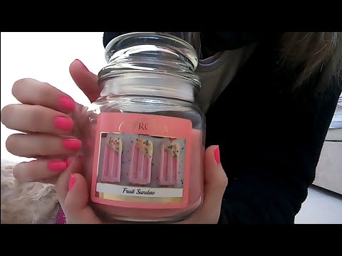 Relaxing candle gift wrapping soft spoken asmr