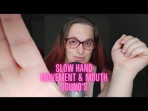 ASMR ✋ Soft Sleepy Slow Hand Movements 🤚 and Blissful Whispers 🤤
