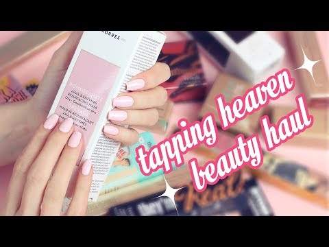 Tapping Heaven Beauty Haul! Makeup and Skincare (whisper & tapping)