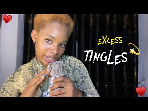 ASMR EXCESS TINGLES~ Mic Scatching, Nails Tapping, Mouth Sounds, Skin Scratching & Rubbing ♥️