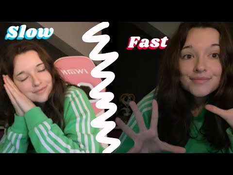 ASMR ~ Slow to Fast  🐢 ➡️ 🐆