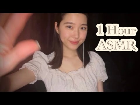 ASMR🤍Unpredictable Korean Words Triggers | Repeating Words(Tingly Whisper,Hands Movement) 1Hour