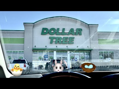 ASMR Dollar Tree Easter Spree & Haul! (Whispered) Shop with me & see what I bought afterward!