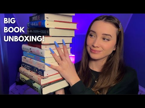 ASMR 📚 Huge Book Outlet Unboxing (12 Books for $98!)