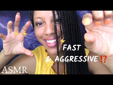ASMR EXTREMELY FAST AND AGGRESSIVE⚡️⁉️ Plucking Away Negative Energy | Intense Mouth Sounds