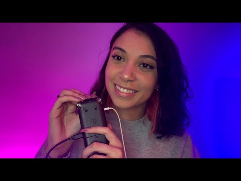 ASMR SUPER TINGLY Tascam (Mouth Sounds, Unintelligible Whispers, & MORE)