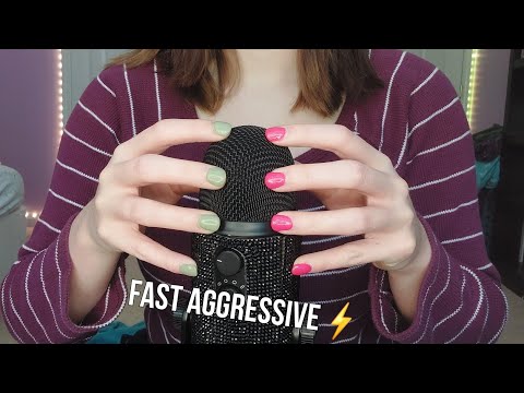 FAST AND AGGRESSIVE MIC TRIGGERS ASMR 💥
