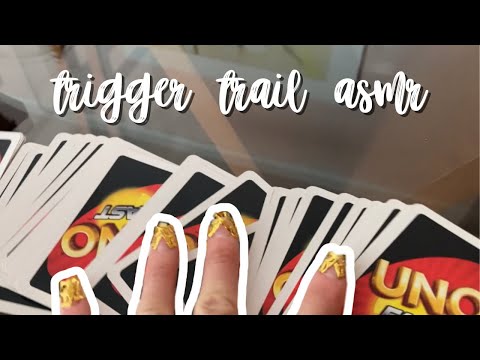 asmr trigger trail, 50 triggers ⭐️ 100 subs special ⭐️