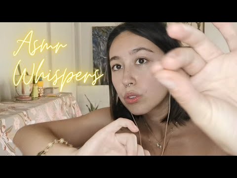 ASMR | Sksk, Clicky whisper, Hand movements, Tapping | Items in my Piano Room Pt. 2