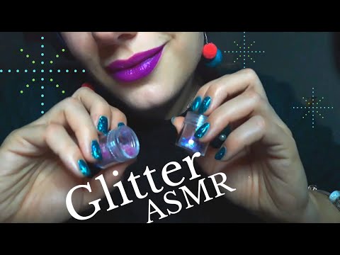 ASMR ⭐ Fast Tapping on Glitter 🎆 no talking