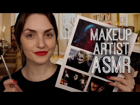 ASMR | Makeup Artist Does Your Theme Party Makeup (and consultation)
