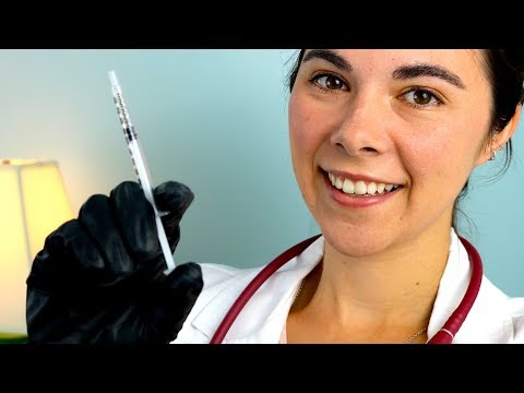 ASMR Allergy Doctor Face Testing.. (Personal attention & great sounds)