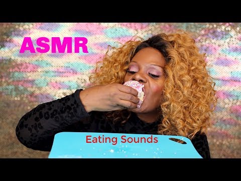 Trying Small Cakes Sprinkles ASMR Eating Sound 😱🎀😋