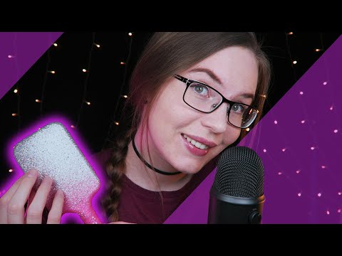 EXTREMELY UP-CLOSE WHISPER and Sparkly Hairbrush Scratching ASMR