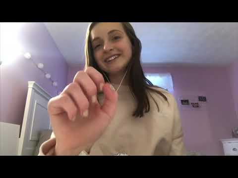 ASMR candy/mouth sounds/ hand movements