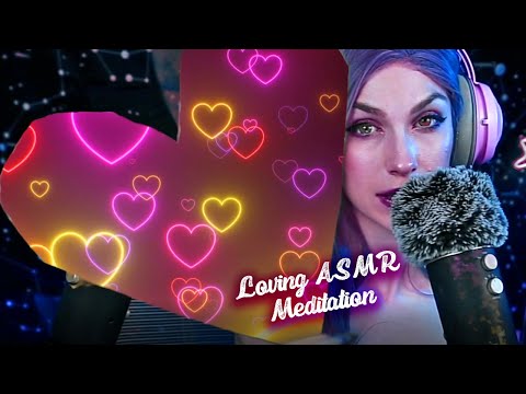 ASMR Meditation | Loving Affirmations and Visual Effects - Personal Attention ASMR