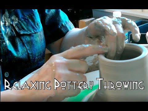 ASMR | ☕ Satisfying Pottery Throwing on the Wheel [Pottery Journal #1] - (Soft Voice Over)