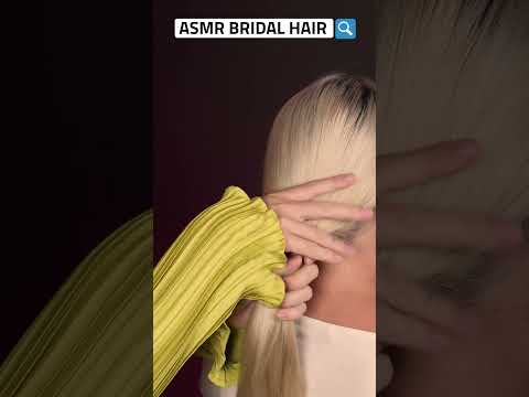 ASMR Bridal Hair  #asmr