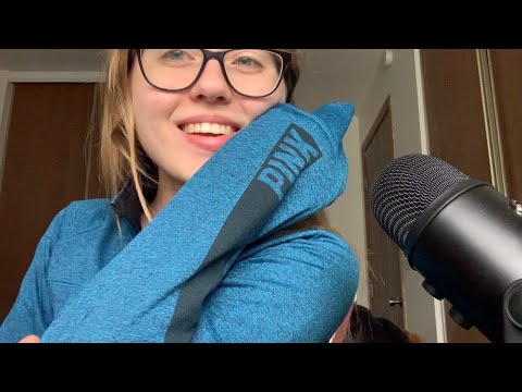 Sleeve Rolling and Sweatshirt Rubbing ASMR