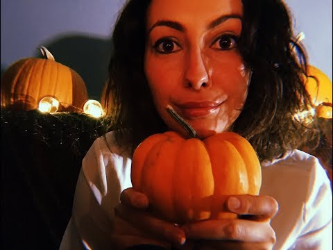ASMR Fast Tapping on Pumpkins + Personal Attention SUPER RELAXING!