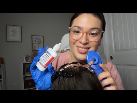 ASMR| The girl that’s always late to class gives you a scalp treatment- (You have Psoriasis) 💫