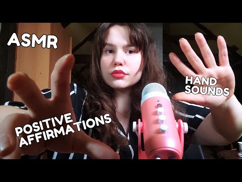 ASMR - Positive Affirmations, Visual triggers & Hand Sounds⚡️