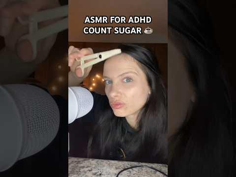 ASMR FOR ADHD COUNT WITH ME ☕️ #asmr #shorts #asmrsounds #shortsvideo